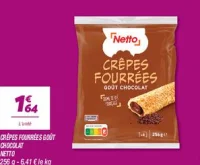 Crêpes fourrées goût chocolat
