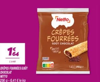 Crêpes fourrées goût chocolat