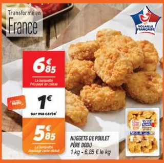 Nuggets de poulet 