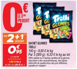 Sachet glumies 
