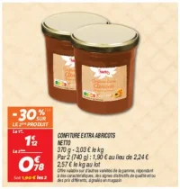 Confiture extra abricots