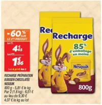 Recharge préparation boisson chocolatée
