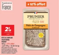 Pâté de campagne traditionnel 