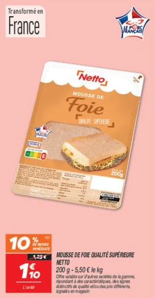 Mousse de foie qualité supérieure 