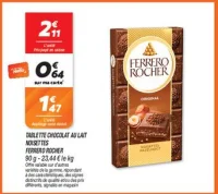 Tablette chocolat au lait noisettes
