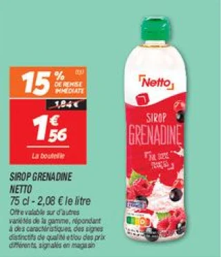 Sirop grenadine