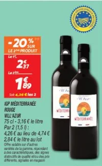 Igp méditerranée rouge