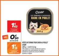 Pâtée en terrine pour chien au poulet