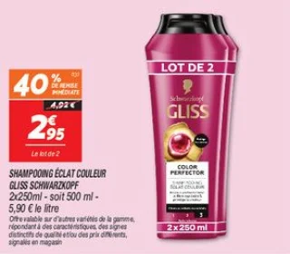 Shampooing éclat couleur