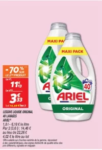 Lessive liquide original 40 lavages