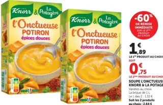 Soupe l'Onctueuse Knorr & La Potagère