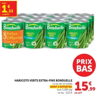 Haricots verts extra-fins Bonduelle