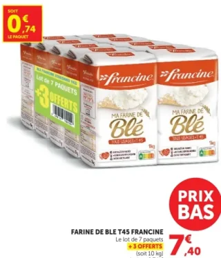 Farine de blé T45 Francine