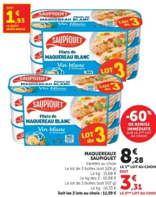 Maquereaux Saupiquet