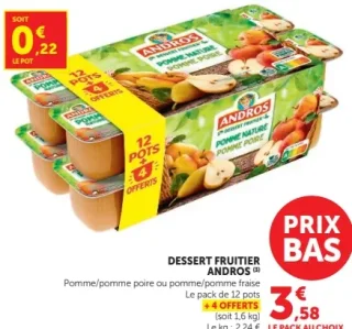 Dessert fruitier Andros