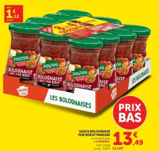 Sauce bolognaise pur bœuf Panzani
