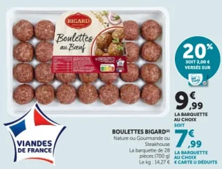 Boulettes de bœuf Bigard