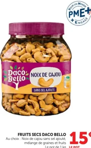 Fruits secs Daco Bello