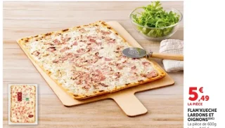 Flam'kueche lardons et oignons