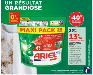 Lessive Ariel Pods
