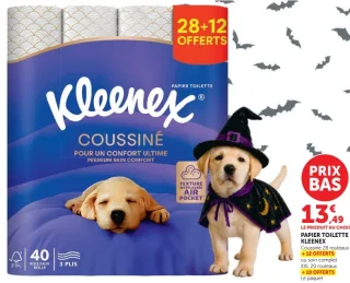 Papier toilette Coussiné Kleenex