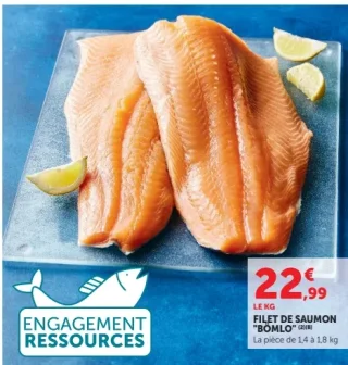 Filet de saumon Bömlo