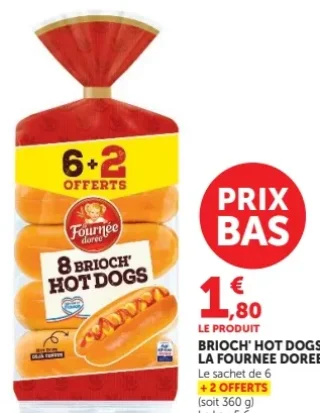 Brioche Hot Dogs La Fournée Dorée