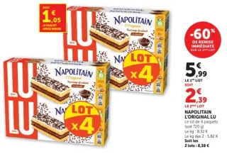 Gâteau Napolitain l'Original Lu