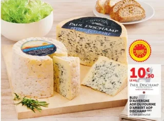 Bleu d'Auvergne AOP ou Fourme d'Ambert AOP Paul Dischamp