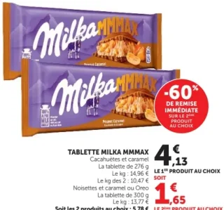Tablette Milka MMMAX