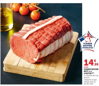 Viande bovine rôti ★★ à rotir