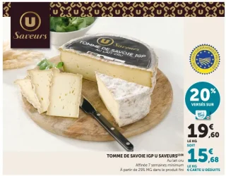 Tomme de Savoie IGP U Saveurs