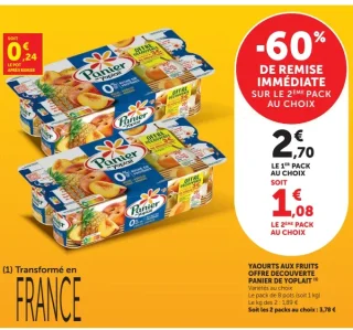 Yaourts aux fruits Panier de Yoplait