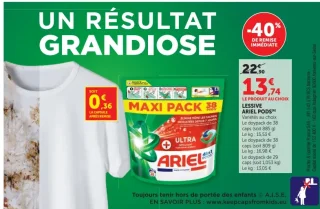 Lessive Ariel Pods Ultra 4in1