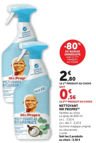 Nettoyant Mr Propre Multi-usages au bicarbonate