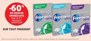 Chewing-gums Freedent White
