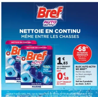 Bloc auto actif WC Bref