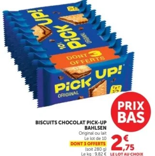 Biscuits chocolat Pick-Up Bahlsen