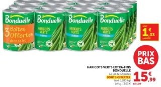 Haricots verts extra-fins Bonduelle