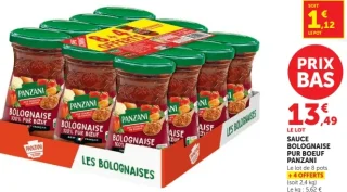 Sauce bolognaise pur bœuf Panzani