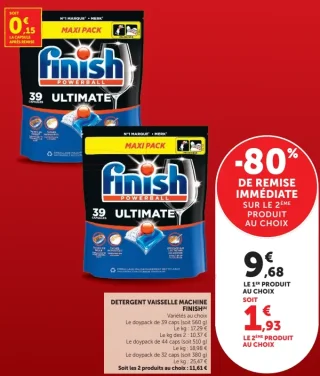 Détergent vaisselle machine Finish Powerball Ultimate