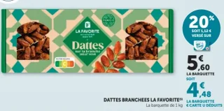 Dattes branchées Deglet Nour La Favorite