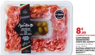 Chiffonnade Grandissimo Corte del Gusto / Plateau Apéritivo Bistrot Corte del Gusto