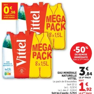 EAU MINÉRALE NATURELLE VITTEL