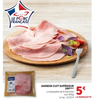 Jambon cuit supérieur VPF