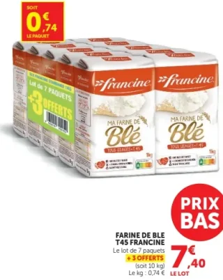 Farine de blé T45 Francine