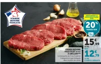 Viande Bovine Faux Filet ★★★ à Griller