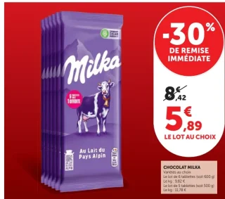 Chocolat Milka