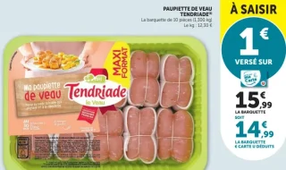 Paupiette de veau Tendriade