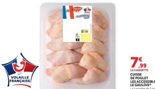 Cuisse de poulet Les Accessibles Le Gaulois